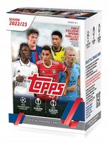 ZESTAW KART PIŁKARSKICH Topps UEFA Club Competitions 2022/23 Value Box LIGA MISTRZÓW AUTOGRAFY