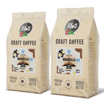 Zestaw kaw Świeżo palona 100% Arabica-Nikaragua Dwupak MARAVILLA