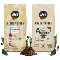 Zestaw Kaw ziarnistych 2x1KG 100% Arabica Maravilla+Energico Świeżo Palona