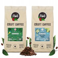 Zestaw kaw ziarnistych 2x1kg 100% Arabica – Świeżo Palona