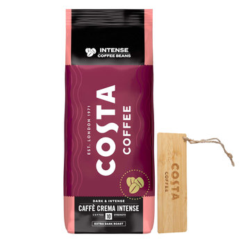 ZESTAW Kawa ziarnista Costa Coffee Caffe Crema INTENSE 1kg + drewniana zakładka do książki - Costa Coffee