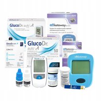 Zestaw Ketometr ebketoway + Płyny kontrolne GlucoDr + Glukometr GlucoDrAuto