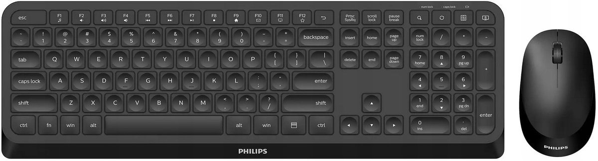 Zestaw klawiatura i mysz PHILIPS SPT6307B/00-Zdjęcie-0