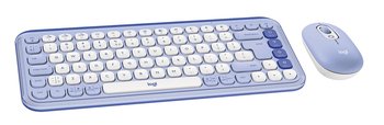 Zestaw klawiatura + mysz LOGITECH Pop Icon Combo Liliowy - Logitech