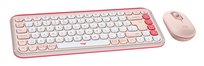 Zestaw klawiatura + mysz LOGITECH Pop Icon Combo Różowy Logitech