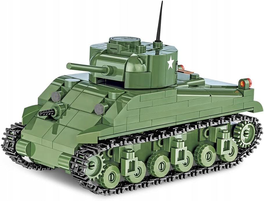 Inny producent ZESTAW KLOCKÓW KONSTRUKCYJNYCH CZOŁG SHERMAN M4A1 W SKALI 1:48