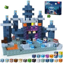 ZESTAW KLOCKÓW MAGNETYCZNYCH 100 SZTUK - BLUE CASTLE