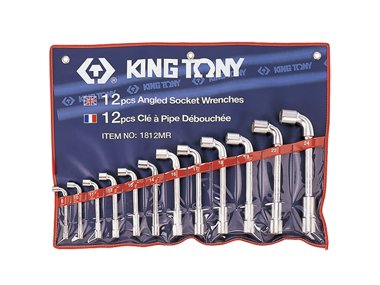 Zestaw kluczy fajkowych KING TONY 1812MR, 8-24 mm