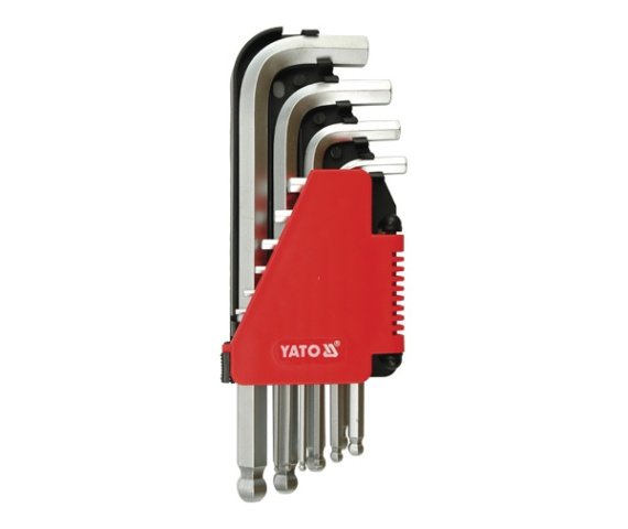 Zestaw kluczy imbusowych YATO 0509, 10 szt