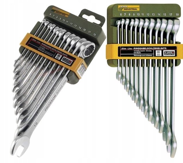 Zestaw kluczy płasko-oczkowych PROXXON [12 części]-Zdjęcie-0