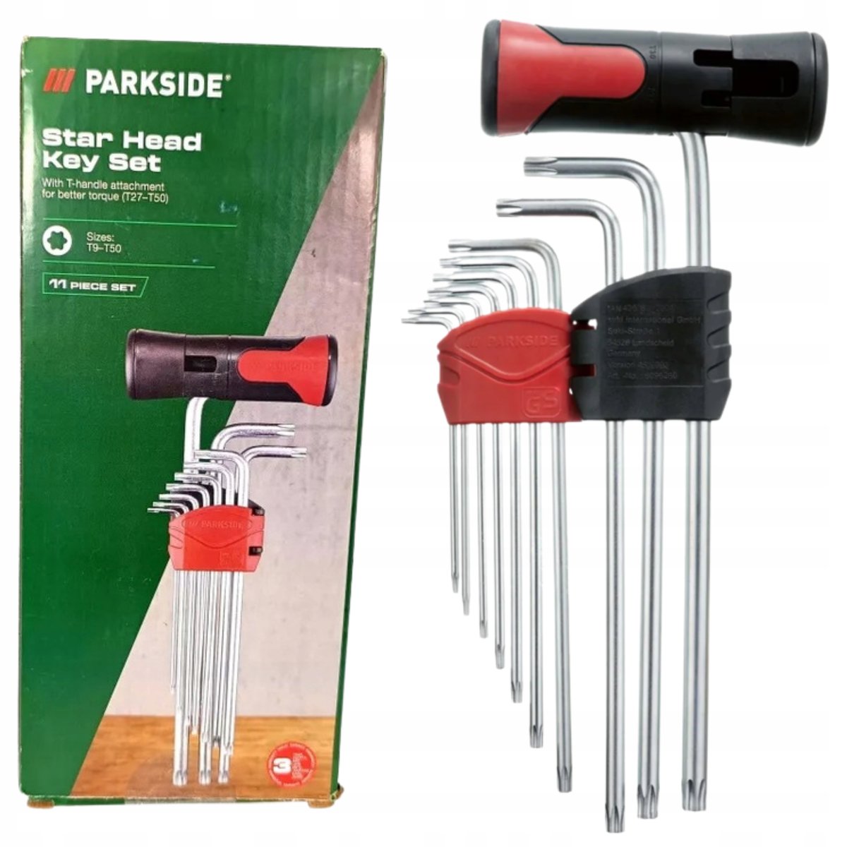 Zestaw Kluczy Torx Imbus Zestaw Podręczny Uniwersalny Parkside 11 ...
