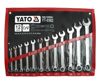 Zestaw kluczy YATO 12 szt YT-0362 - Toya, YATO