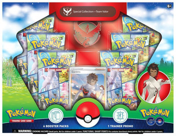 Zestaw kolekcjonerski Team Special Pin Valor karty Pokemon TCG - Pokemon