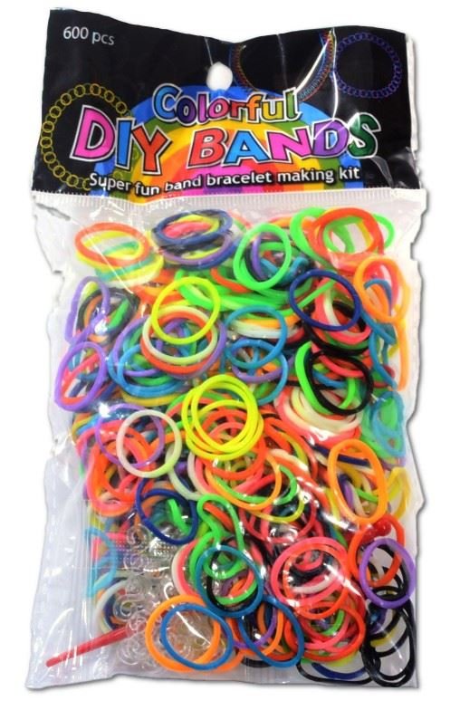 Zestaw kolorowych gumek Colorful Diy Bands