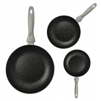 Zestaw Komplet Patelni 18/24/28 Cm Non-Stick 3El