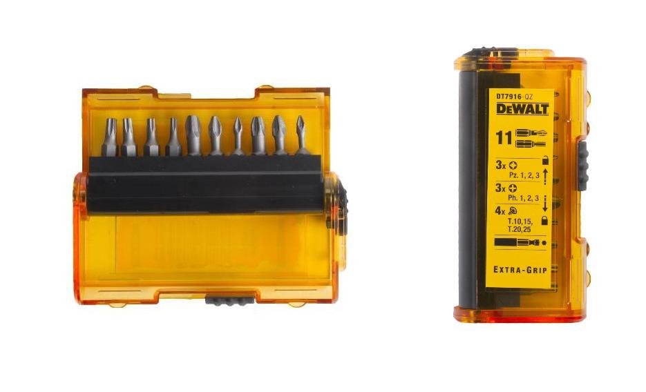 Zestaw końcówek DEWALT DT7916, 11 szt.
