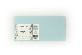 Zestaw kopert, DL, jasnoniebieski, 10 sztuk, Creadu - Creadu