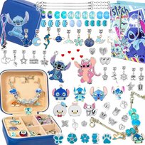 ZESTAW KORALIKÓW DO ROBIENIA BRANSOLETEK BIŻUTERII 73 EL STITCH LILO STICH Inna marka