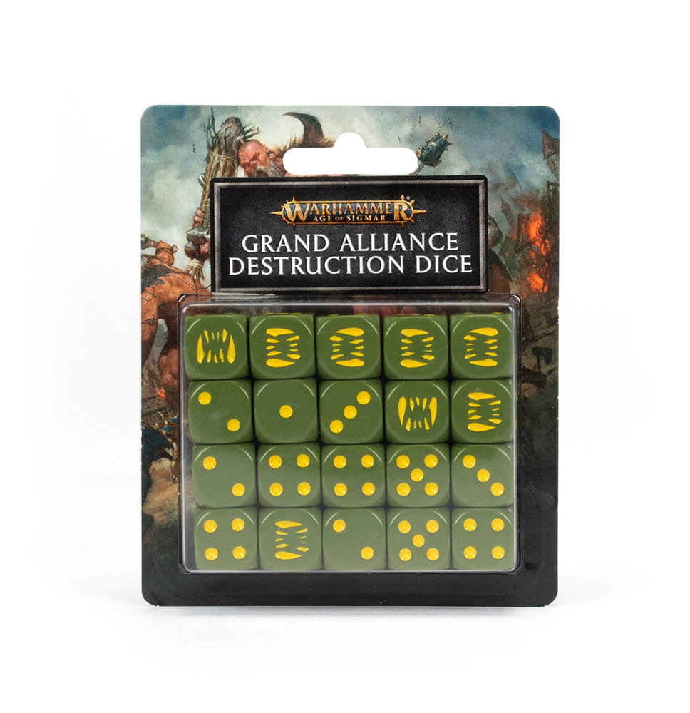 Games Workshop – Age Of Sigmar: Grand Alliance Chaos Würfelset, 20 Rote Würfel Mit Chaos-Stern, Metall-Orange Games Workshop – Age Of Sigmar: Grand Alliance Chaos Würfelset, 20 Rote Würfel Mit Chaos-Stern, Metall-Orange