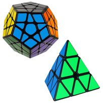 ZESTAW Kostka Piramida Megaminx Wyregulowane Szybkie