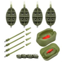Zestaw koszy zanętowych METHOD FEEDER Sahido BAIT BASKET BASIC MF 4+1 Sahido