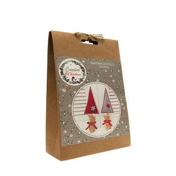 Zestaw kreatyny, Choinki filcowe - Creative Christmas