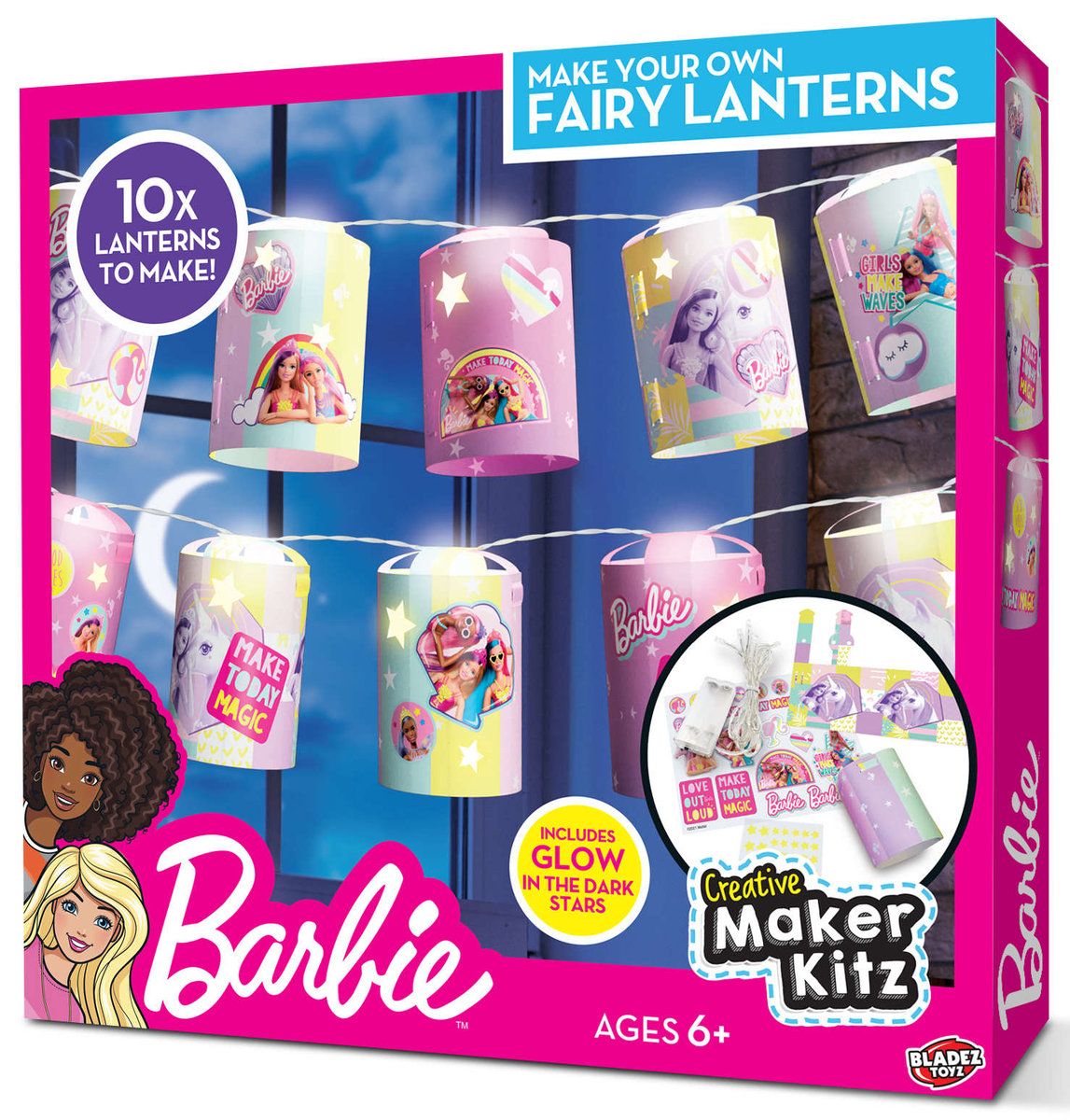 Zdjęcia - Kreatywność i rękodzieło Barbie Zestaw Kreatywny  Maker Kitz latarenki 