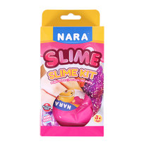 Zestaw kreatywny masa żelowa sensoryczna Slime + koraliki + kleje NARA Nara