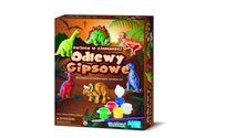 Zestaw kreatywny, Odlewy gipsowe, Dinozaury