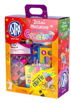 Zestaw kreatywny, plastyczny, neonowy zawrót głowy - ozdobne pudełko