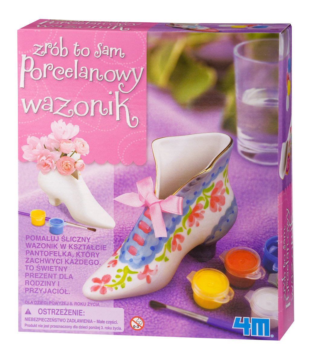 Zestaw kreatywny, Porcelanowy pantofelek