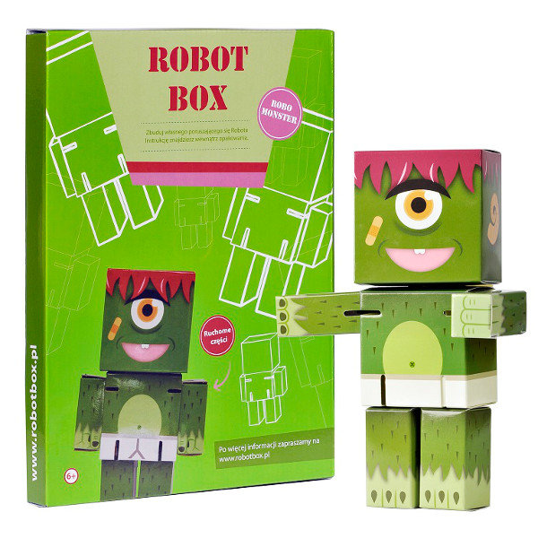 Zestaw kreatywny Robot Box Monster