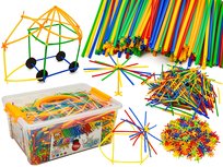 ZESTAW KREATYWNYCH BUDOWLI  KLOCKI DLA DZIECI