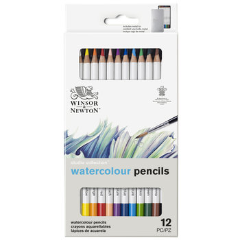 Zestaw kredek akwarelowych, 12 kolorów, Winsor&Newton - Winsor & Newton