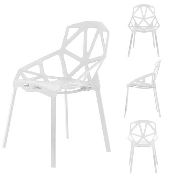 Zestaw krzeseł cztery krzesła nowoczesne do salonu - Modernhome