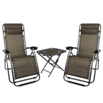 Zestaw krzeseł ogrodowych ze stolikiem krzesła ogrodowe stolik Zero Gravity