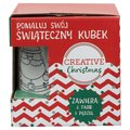 Zestaw Kubek Do Malowania, Creative Christmas, Mikołaj - Empik