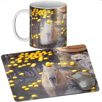 Zestaw Kubek + Podkładka - Kapibara - Prezent Wiele Wzorów + Imię - Inny producent