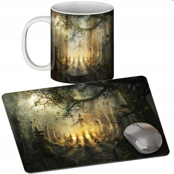 Zestaw Kubek + Podkładka - Zombie - Prezent Wiele Wzorów + Imię - Inny producent