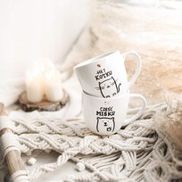 Zestaw kubków 300 ml - Hej Kotku, Cześć Miśku