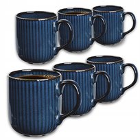 Zestaw kubków do kawy Altom Design Reactive Stripes 400 ml 6 sztuk Altom Design