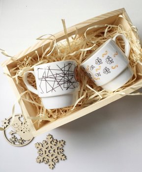 Zestaw kubków porcelanowych dla Cioci i Wujka w pojemniku, pomysł na prezent dla Cioci i Wujka, Sowia Aleja - Inny producent