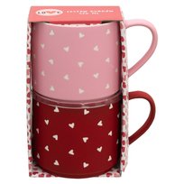 Zestaw kubków, Walentynki, 2 szt. 460 ml