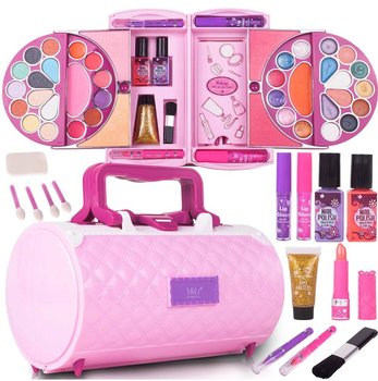 Zestaw Kuferek do Malowania Makijażu i Paznokci dla Dzieci Kosmetyki - domino-toys