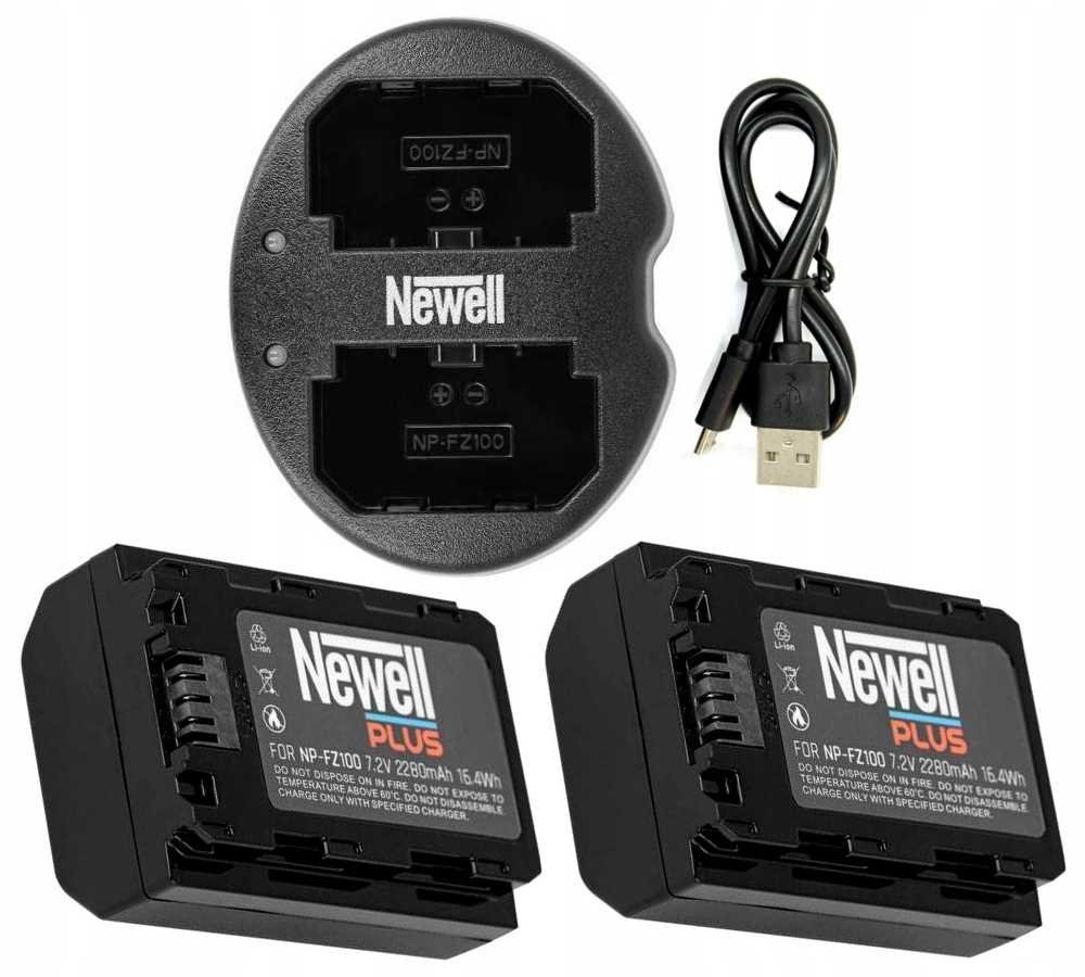 Zdjęcia - Akumulator do aparatu fotograficznego Newell Zestaw Ładowarka +2 Akumulatory Do Sony A7 Iii Np-Fz100 