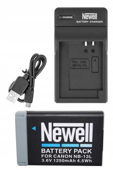 Zestaw Ładowarka Dc-Usb + Akumulator Newell Nb-13L Do Canon - Newell