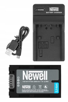 ZESTAW ŁADOWARKA DC-USB +AKUMULATOR NEWELL NP-FH+FV100 - Newell