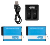 ZESTAW ŁADOWARKA DUAL+2 AKUMULATORY do GoPro HERO 5 6 7