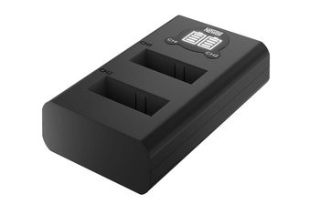 Zestaw ładowarka dwukanałowa Newell DL-USB-C i dwa akumulatory AABAT-001 do GoPro 5 - Newell