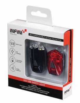 Zestaw lamp INFINI LAVA SET Black USB - Infini